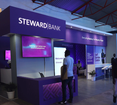 Steward Bank ZITF exhibition stand